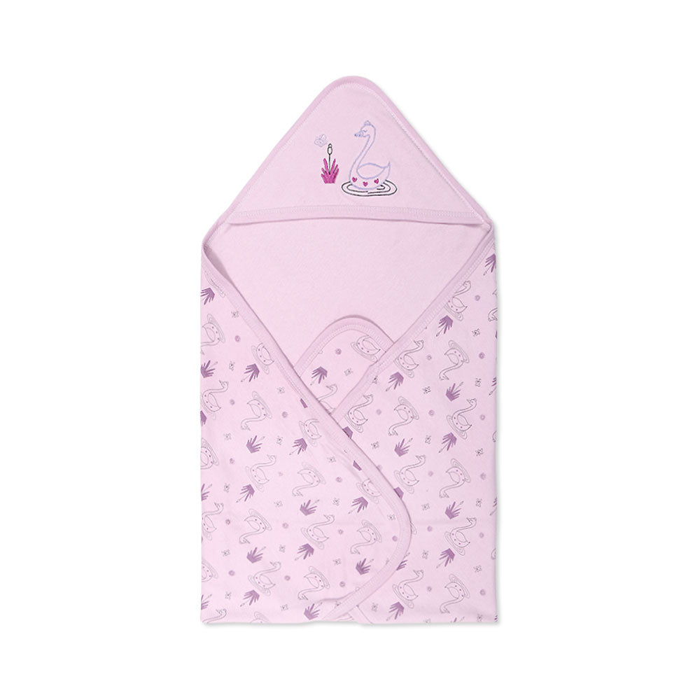 WRAPING SHEET CANDY PINK DUCKLING HOODED