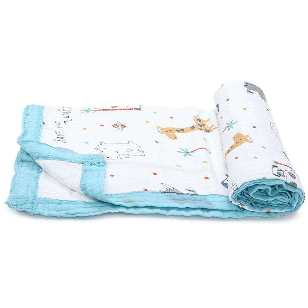 WRAPING SHEET WHITE ANIMAL KINGDOM