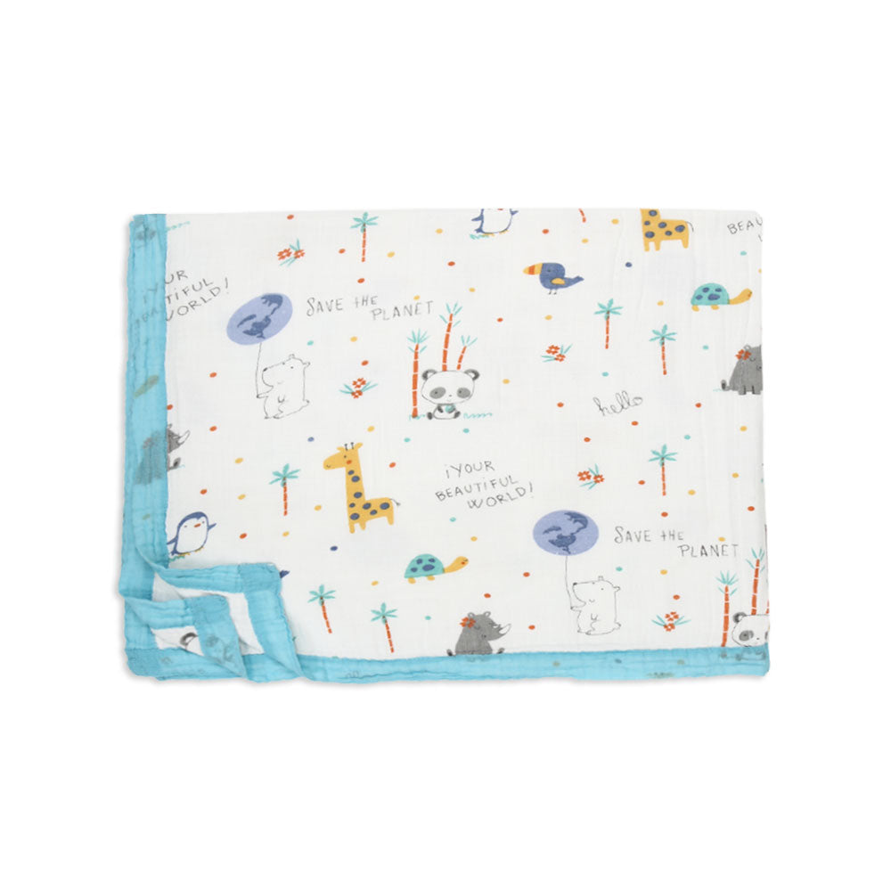 WRAPING SHEET WHITE ANIMAL KINGDOM