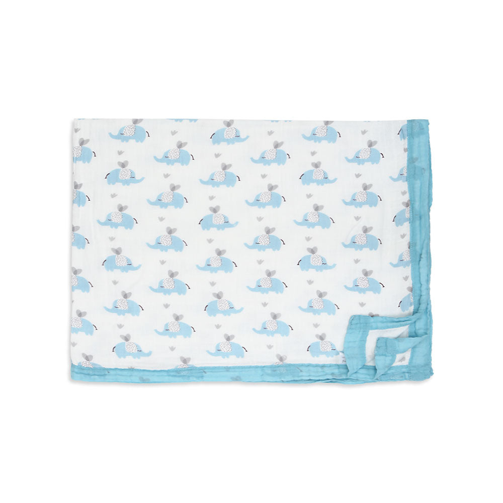 WRAPING SHEET BLUE BABY ELEPHANT