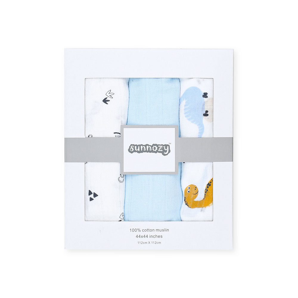 WRAPING SHEET MUSLIN PK-3 MULTICOLOR CLASSIC