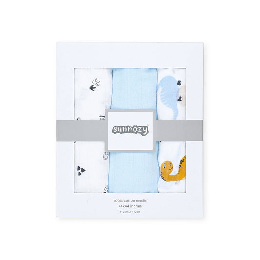 WRAPING SHEET MUSLIN PK-3 MULTICOLOR CLASSIC