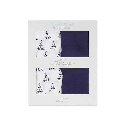 WRAPING SHEET MUSLIN PK-2 DUAL COLOR CLASSIC