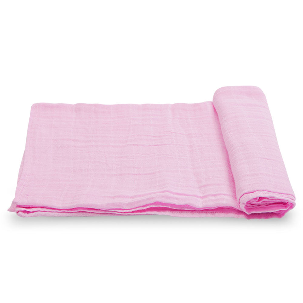 WRAPING SHEET MUSLIN PK-2 PINK FLORAL