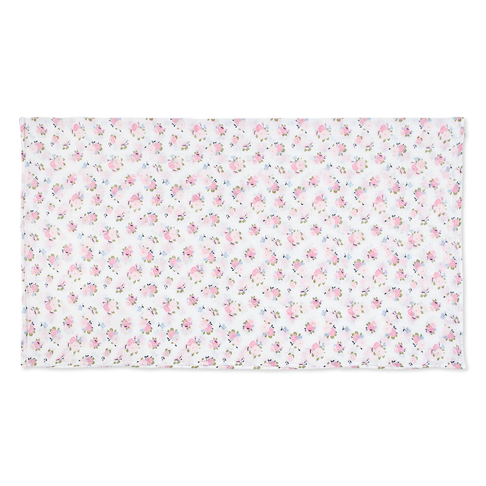 WRAPING SHEET MUSLIN PK-2 PINK FLORAL