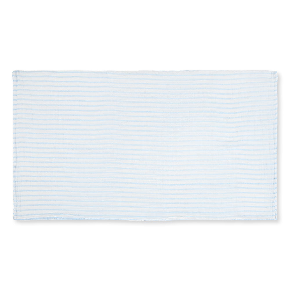 WRAPING SHEET MUSLIN PK-2 BLUE STRIPS & DINOS