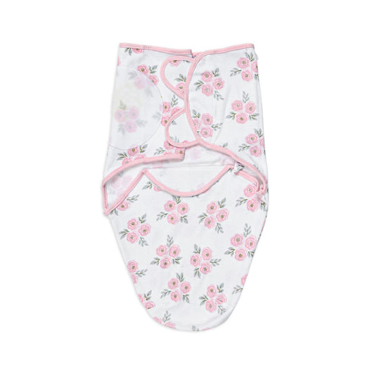 SWADDLE WRAPING SHEET BABY PINK ROSE
