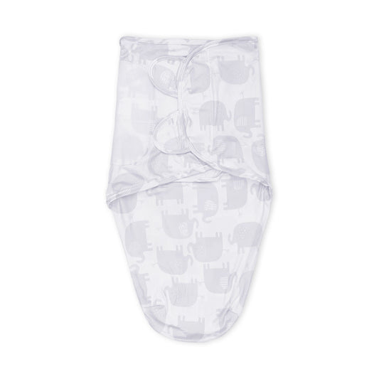 SWADDLE WRAP SILKY SOFT PURPLE ELEPHANT