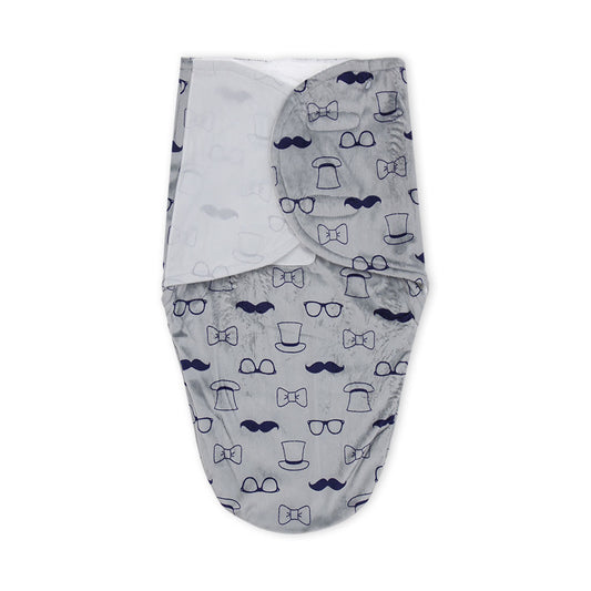 SWADDLE WRAP PLUSH GREY GENTLEMAN