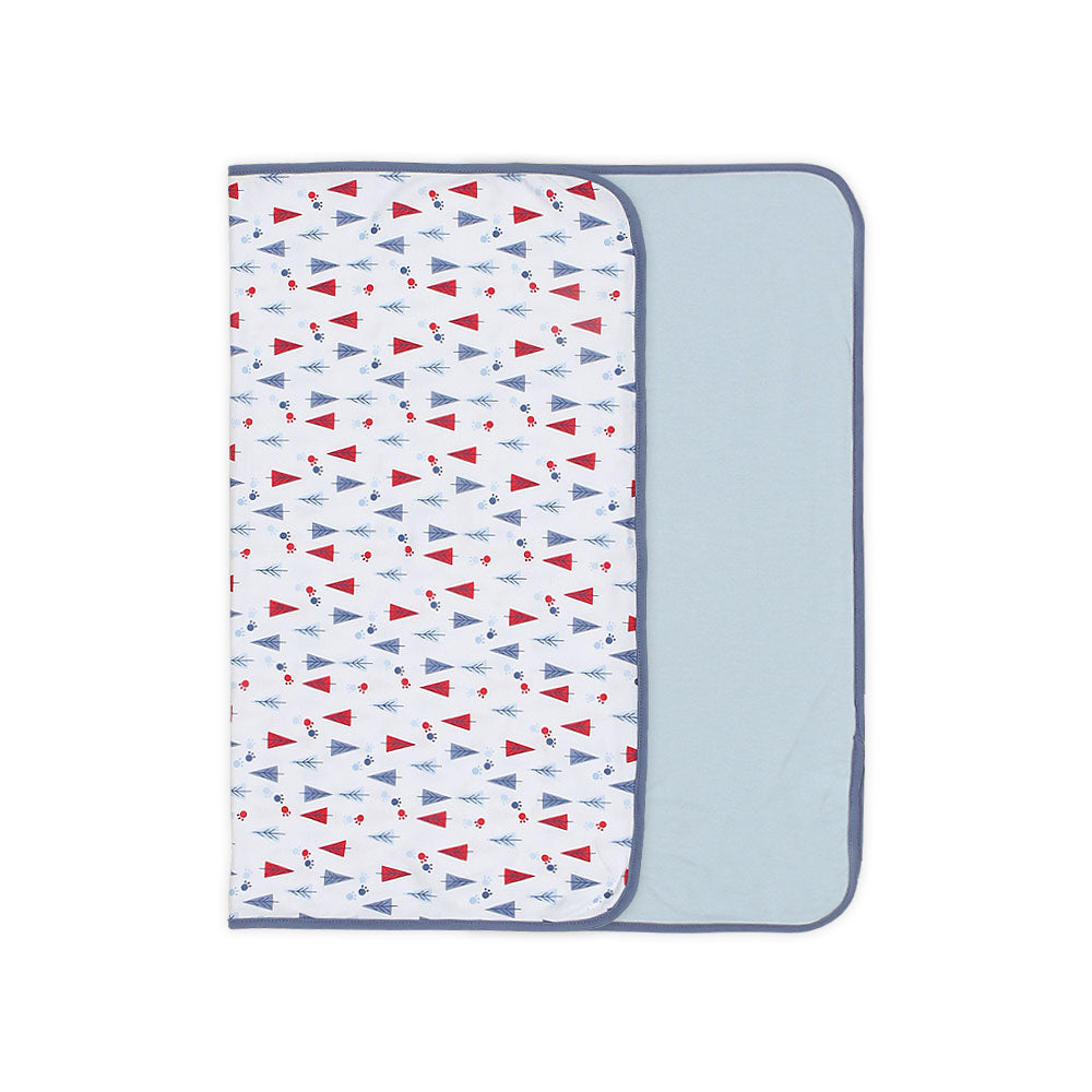 WRAPING SHEET PK-2 SKY BLUE TREES & PAWS