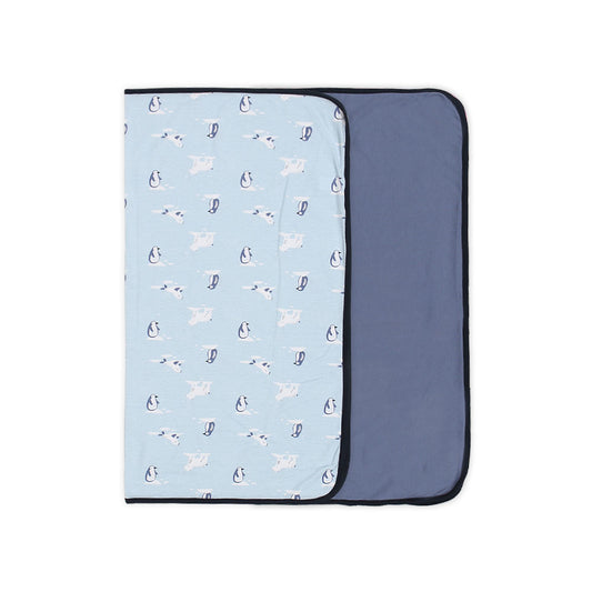 WRAPING SHEET PK-2 STONE BLUE PENGUIN & SEAL