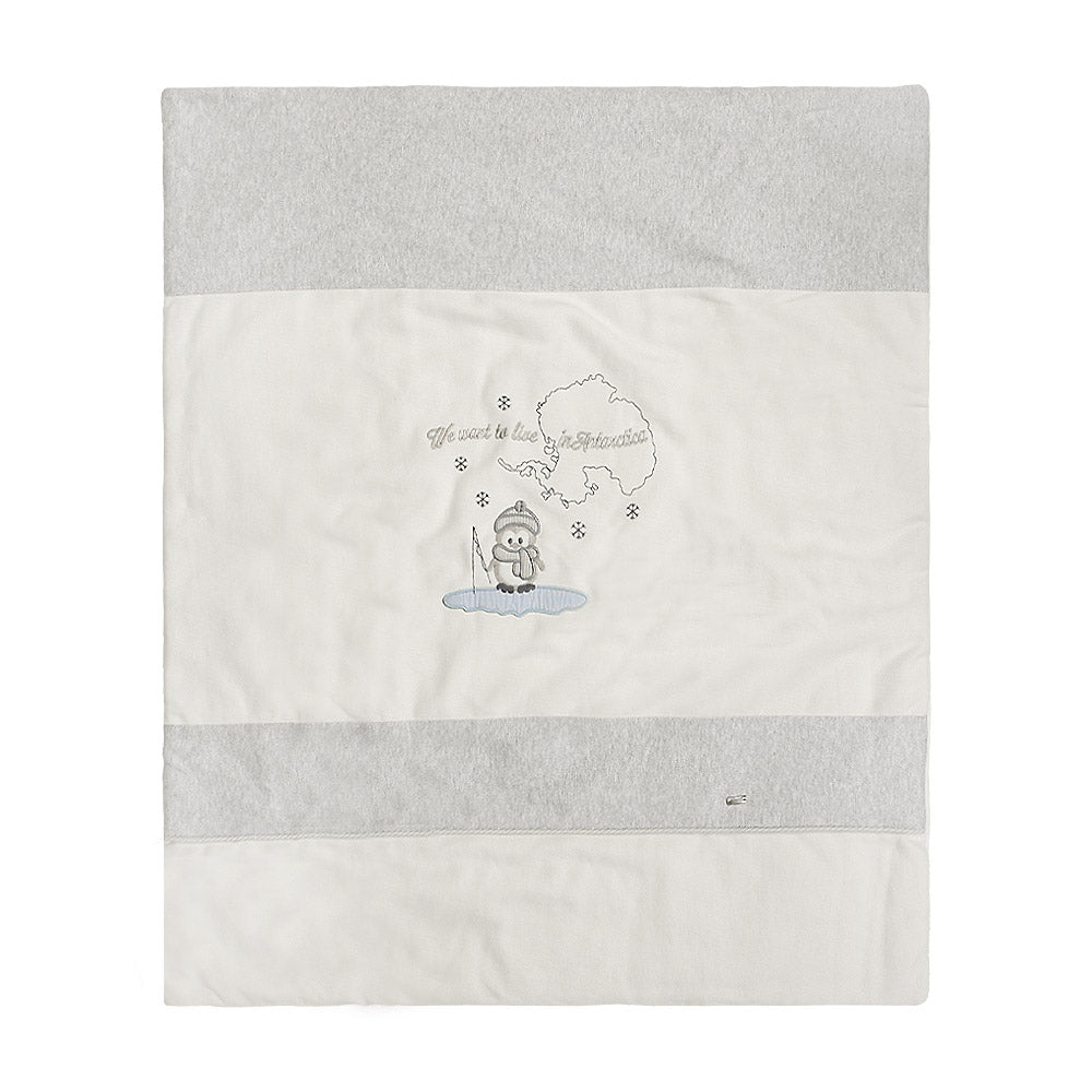 WRAPING SHEET BROWN ANTARCTICA PENGUIN COZY