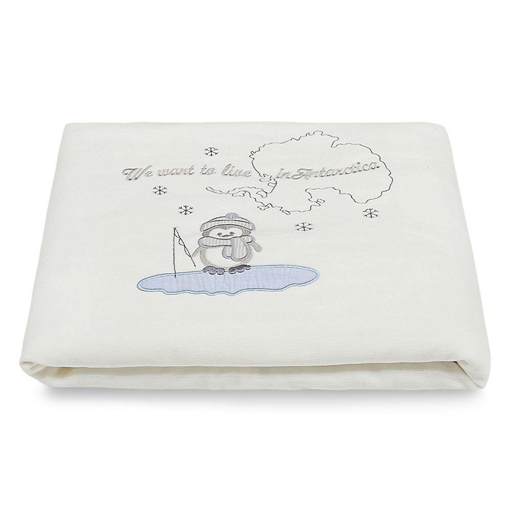 WRAPING SHEET BROWN ANTARCTICA PENGUIN COZY