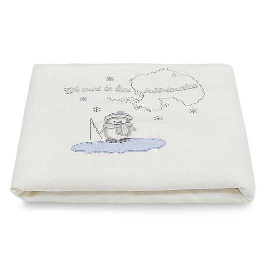 WRAPING SHEET BROWN ANTARCTICA PENGUIN COZY