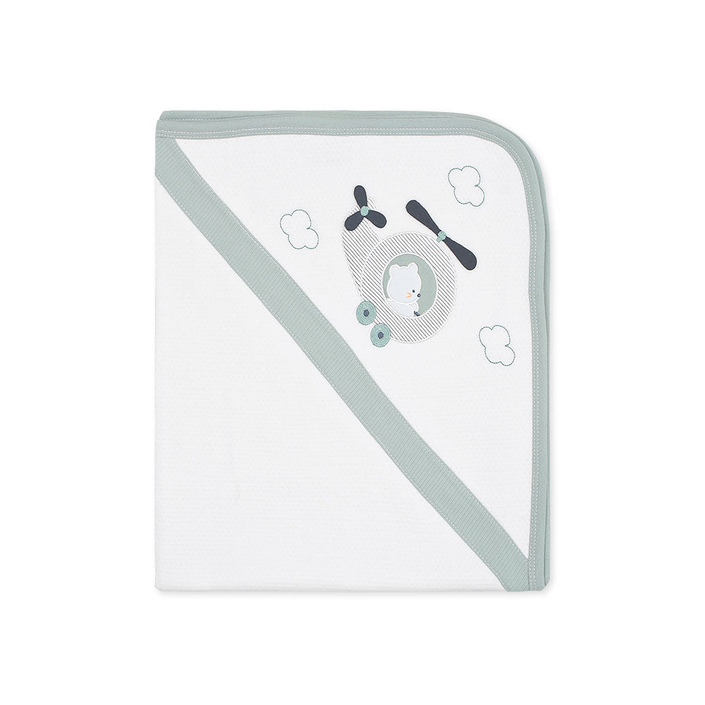 WRAPING SHEET GREEN BEAR HELICOPTER