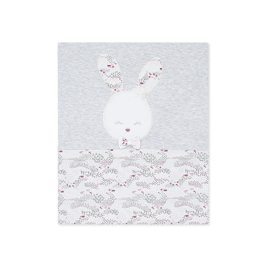 WRAPING SHEET GREY BUNNY