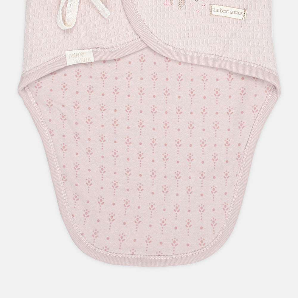 SWADDLE SHEET ROSE TEXTURED