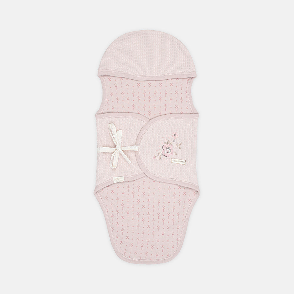 SWADDLE SHEET ROSE TEXTURED