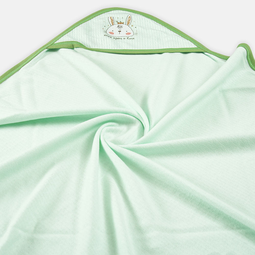 WRAPING SHEET MINT GREEN BUNNY