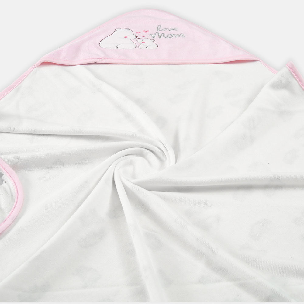 WRAPING SHEET PINK POLAR BEAR