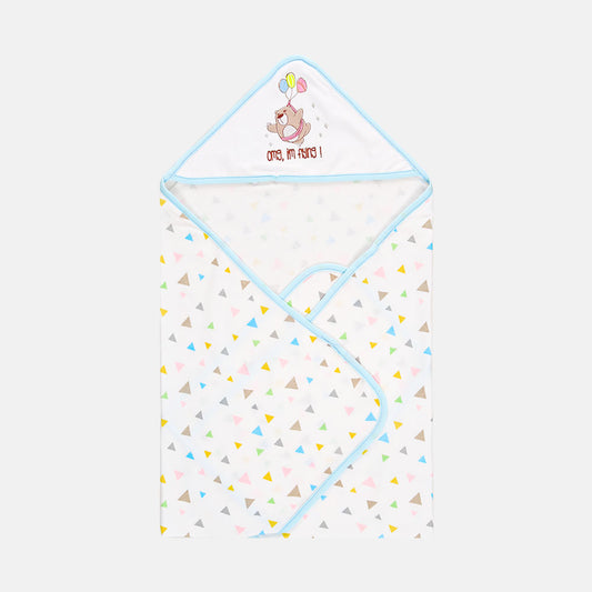 WRAPING SHEET SKY BLUE BEAR
