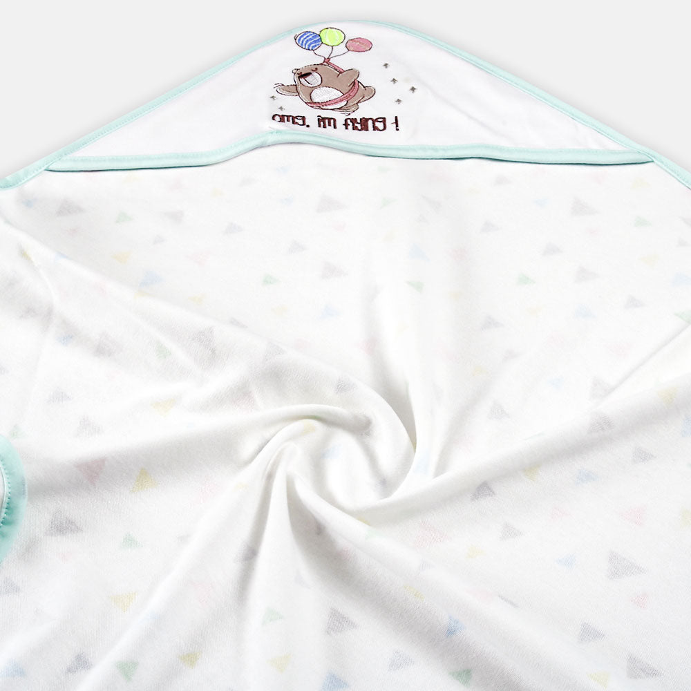 WRAPING SHEET LIGHT GREEN BEAR