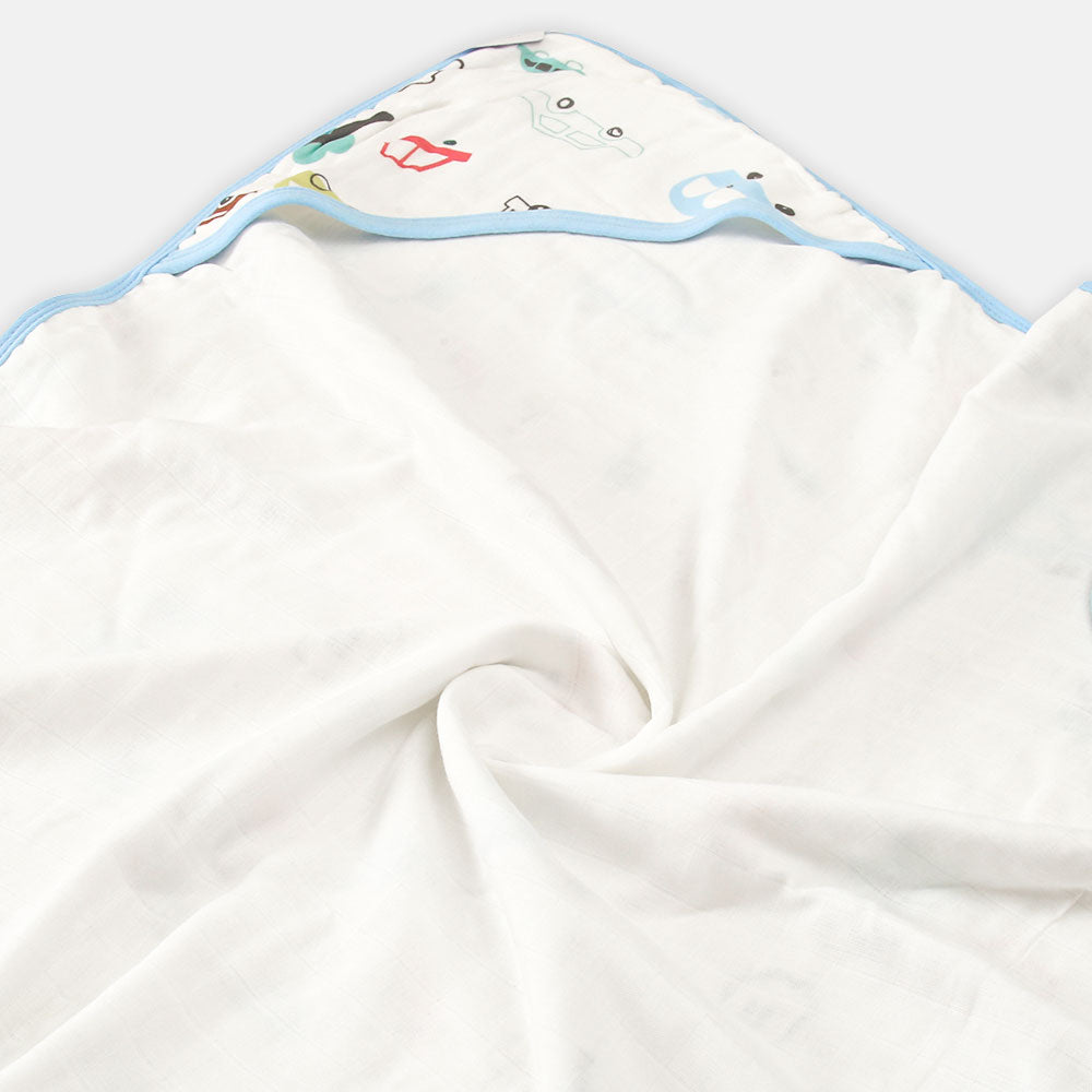 WRAPING SHEET WHITE VEHICLE HOODED