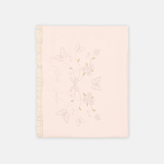 WRAPING SHEET PEACH BUTTERFLY