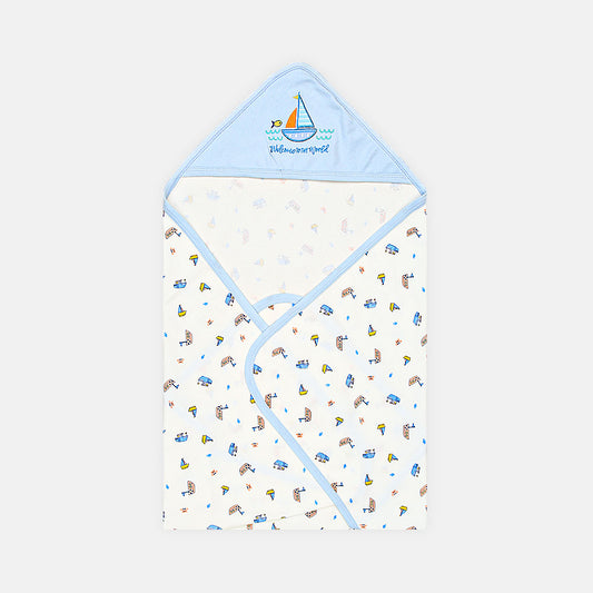 WRAPING SHEET BLUE & WHITE