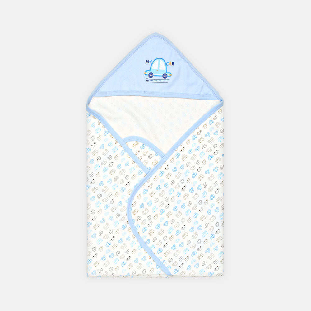 WRAPING SHEET LIGHT BLUE & WHITE