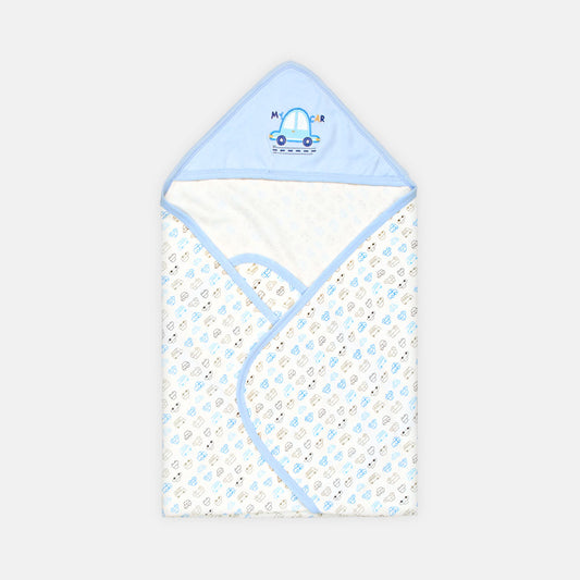WRAPING SHEET LIGHT BLUE & WHITE