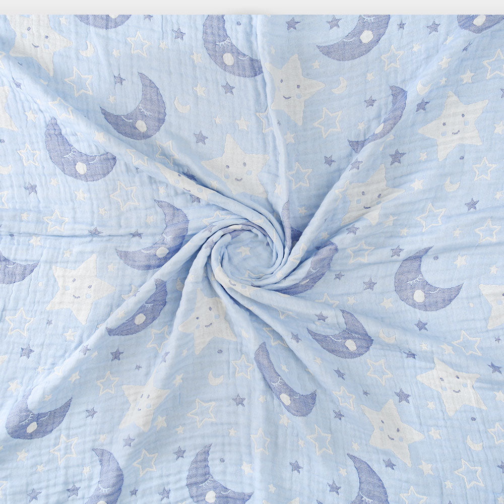 WRAPING SHEET MUSLIN SKY BLUE
