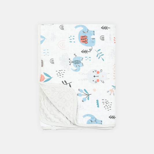 MUSLIN WRAPING SHEET REVERSIBLE PIMPLE