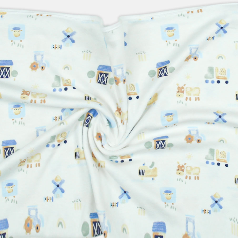 WRAPING SHEET PK-2 BLUE & WHITE