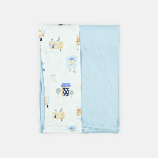 WRAPING SHEET PK-2 BLUE & WHITE