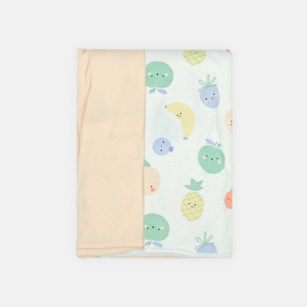 WRAPING SHEET PK-2 WHITE & PEACH