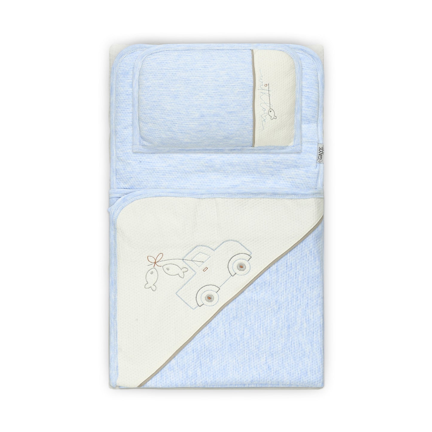 SLEEPING SET - SKY BLUE FISHING THEME
