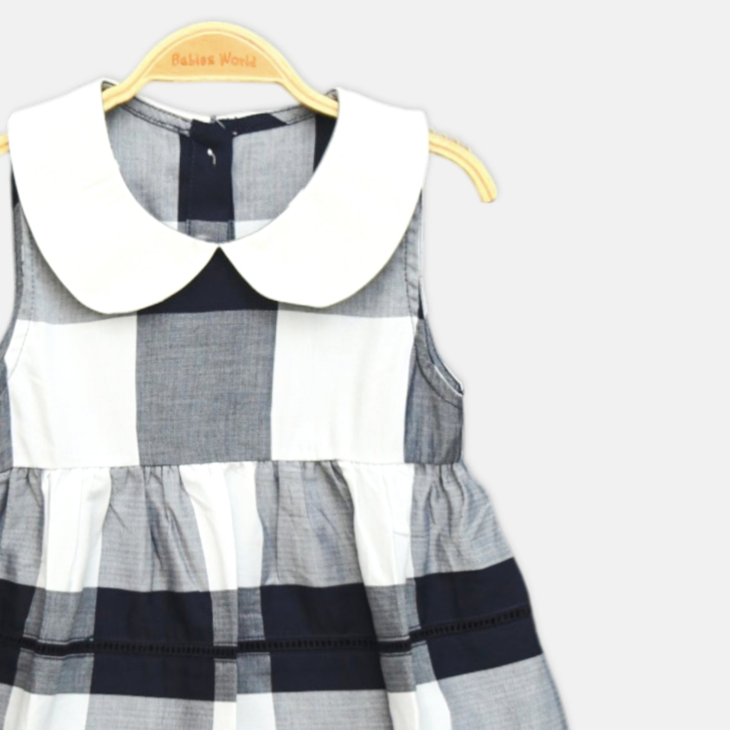 Black And White Checked Frock