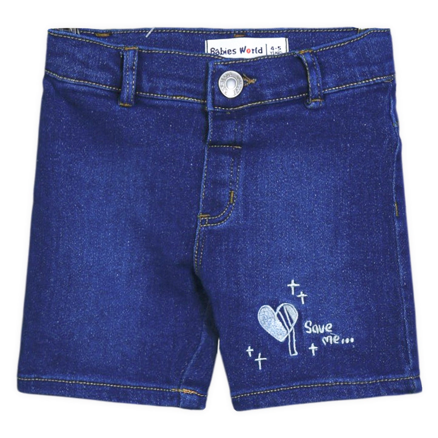 BLUE MOTTO SHORTS