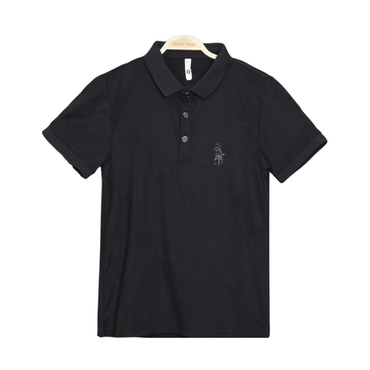 CLASSIC BLACK POLO SHIRT