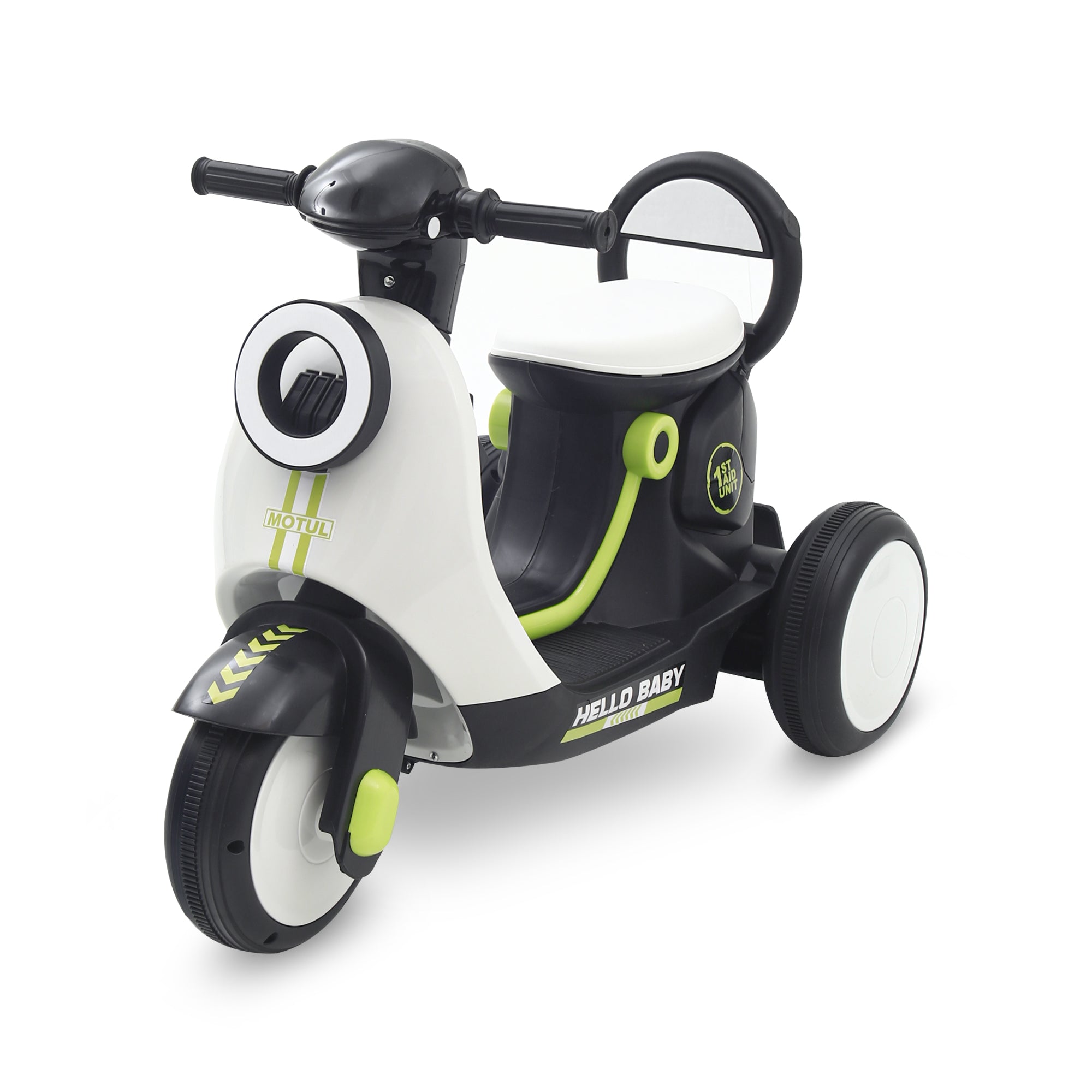 BATTERY BIKE WHITE