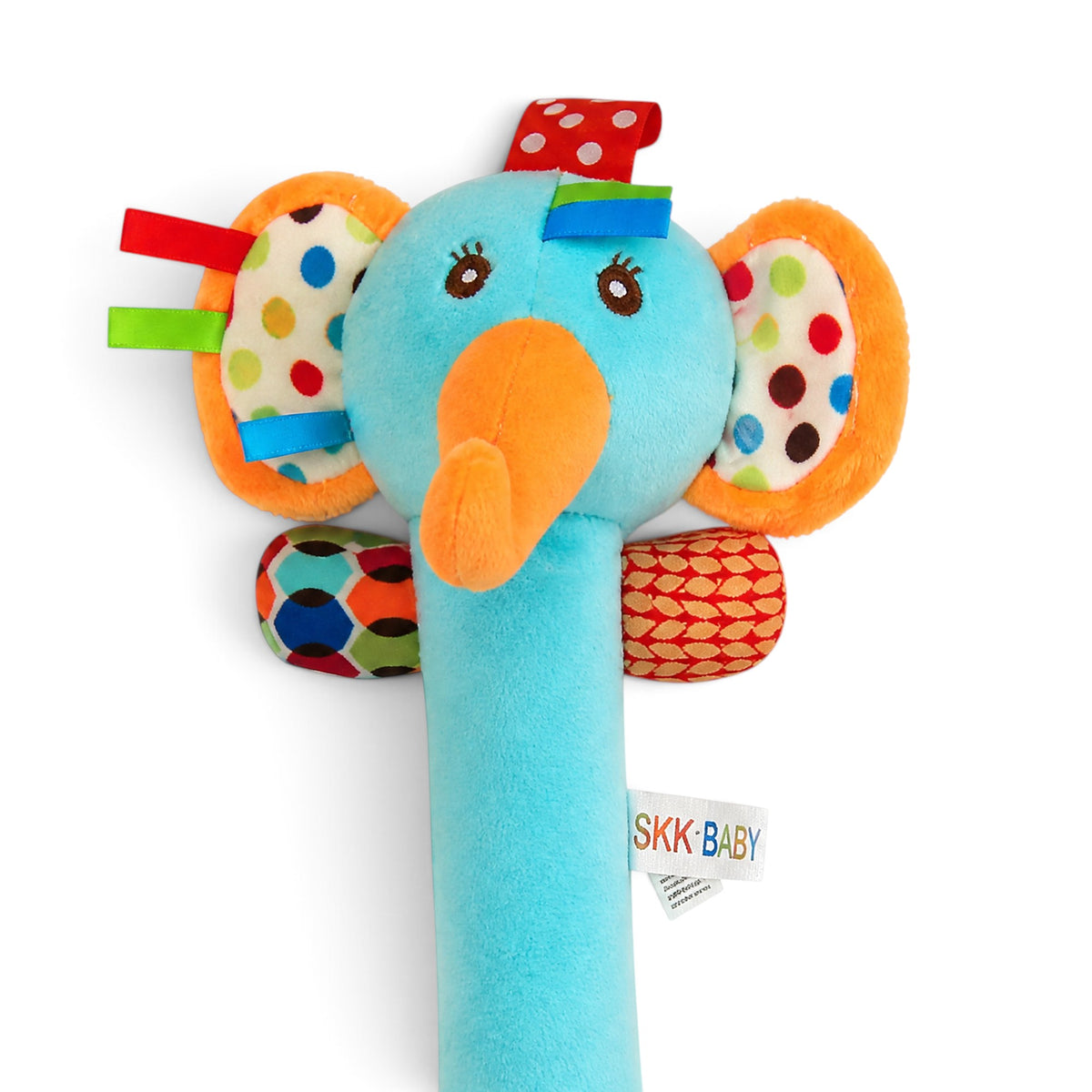 SKK BABY ELEPHANT PLUSH SQUEAKER TOY