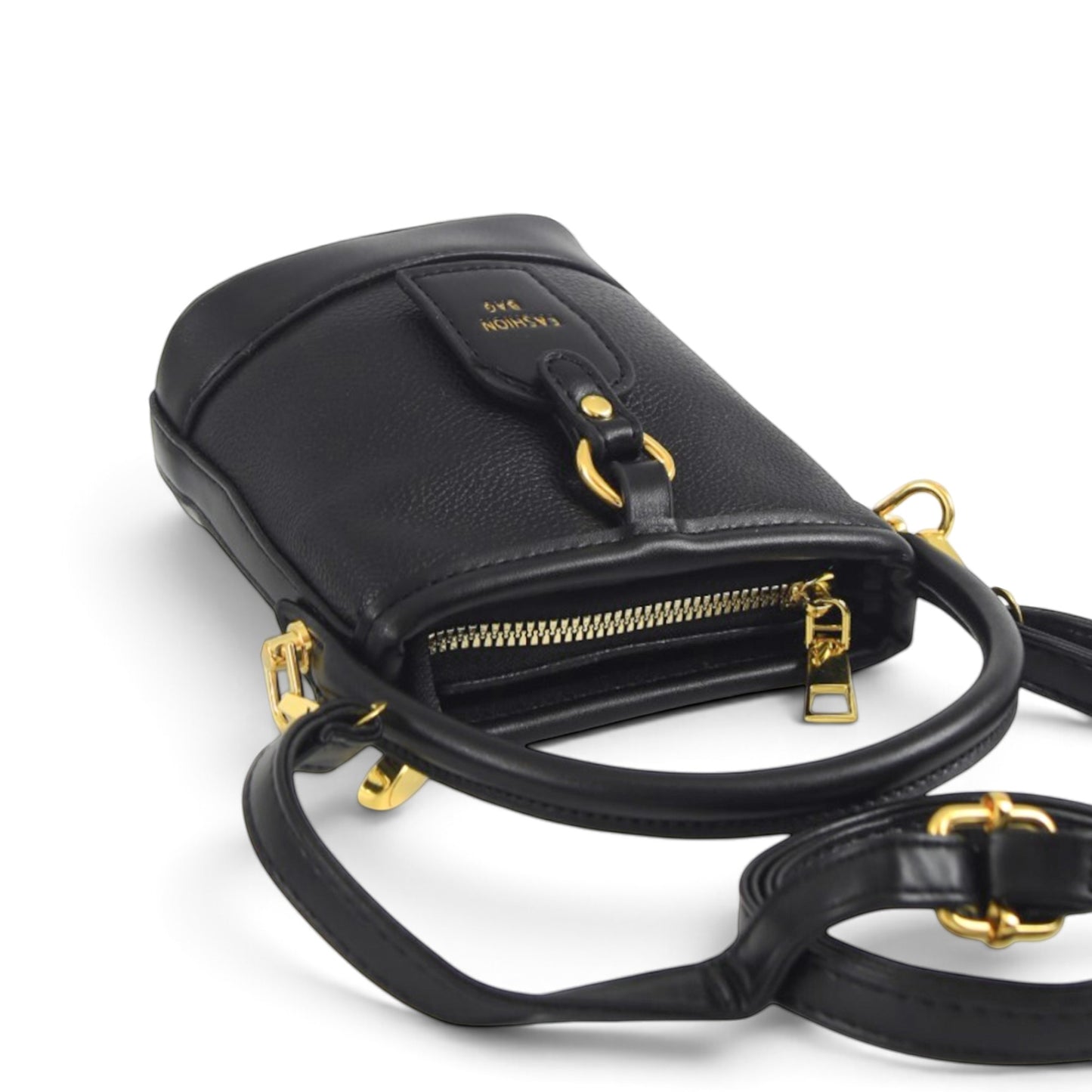 Classic Black Casual Bucket Bag