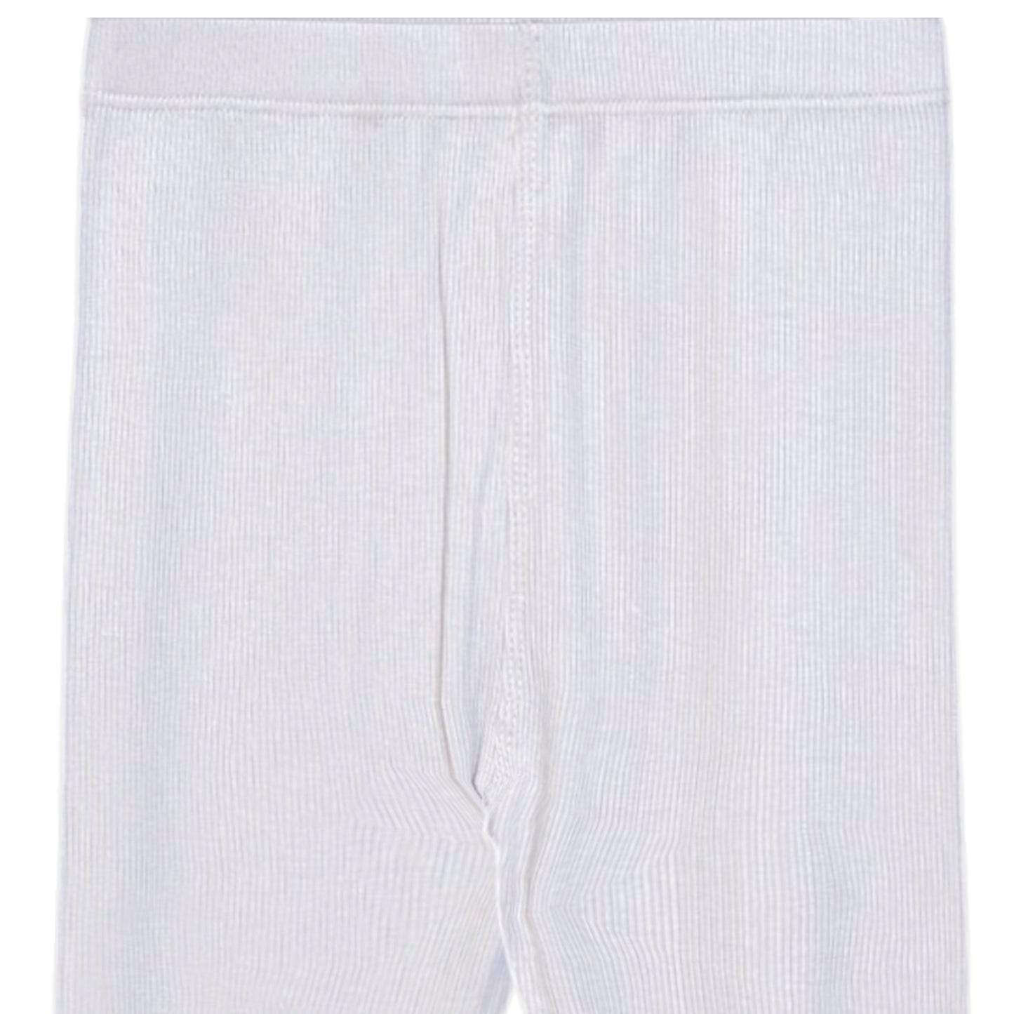 GREY LACE RIBBED TROUSERS