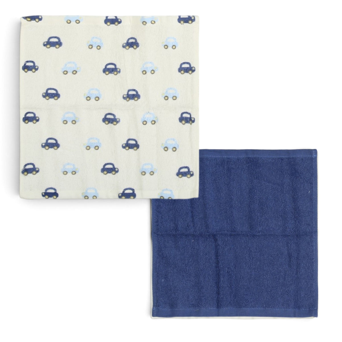 CAR EMBROIDERY FACE TOWEL PK-4