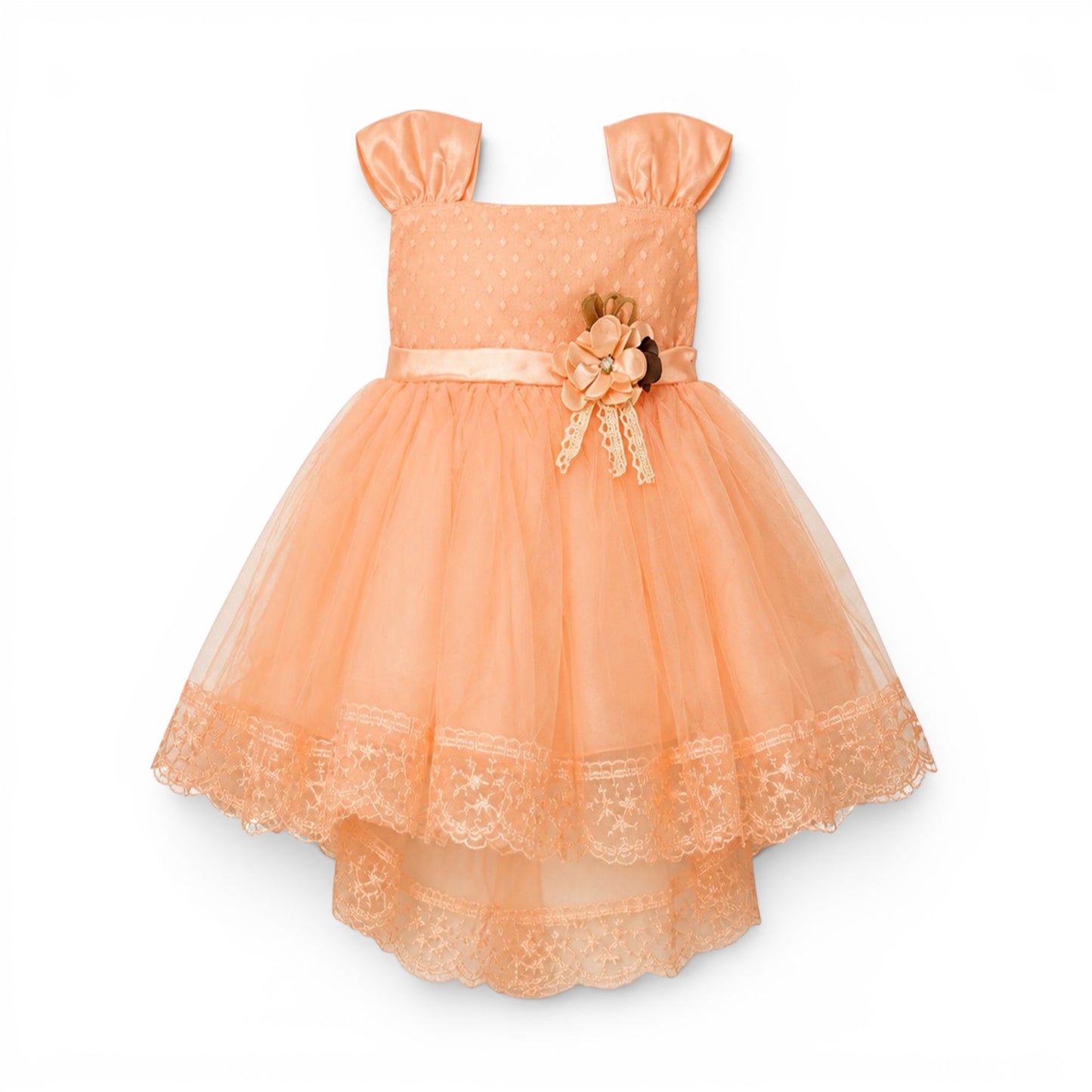FLORAL BABY GIRL FANCY FROCK GIFT SET