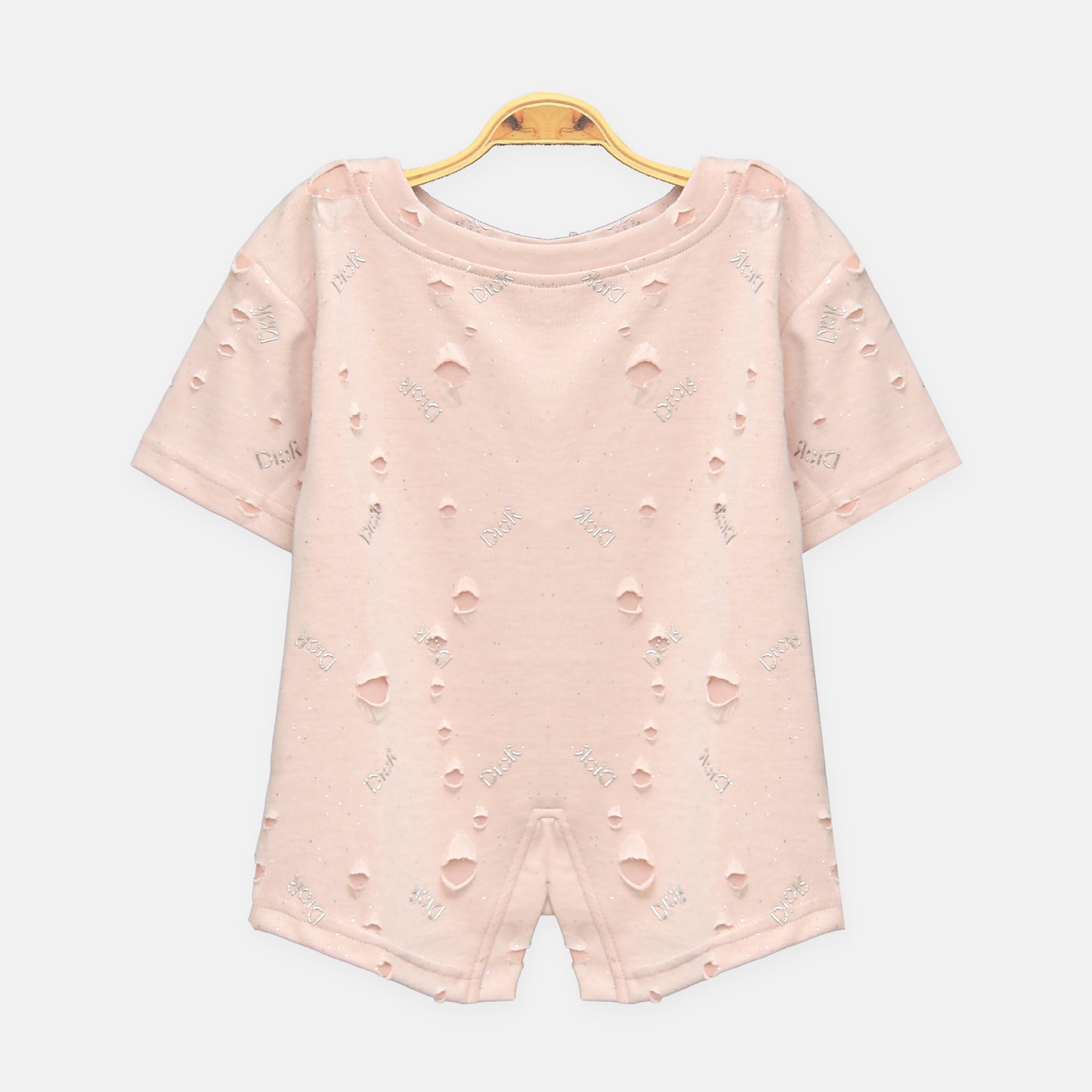 Pink Distress Tee